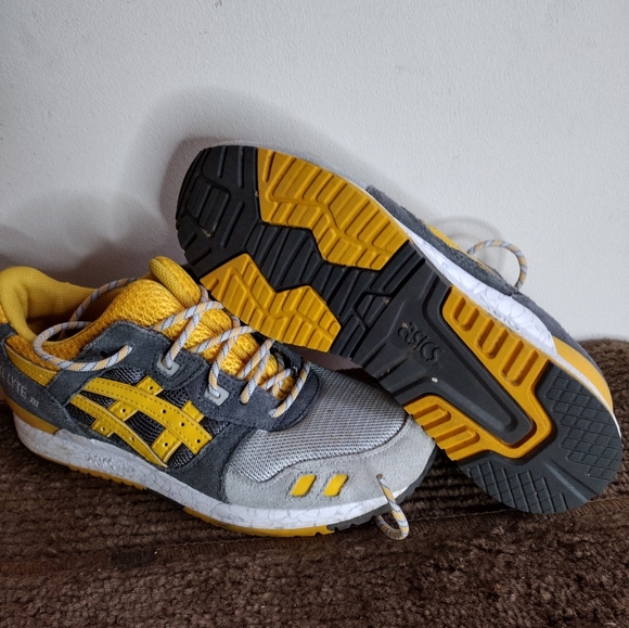 Yellow Grey Asics Gel Lyte Iii High Voltage Asics Gel Lyte Iii
